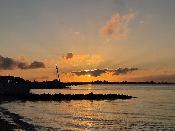 Sonnenuntergang am Meer